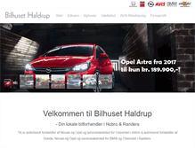 Tablet Screenshot of bilhusethaldrup.dk